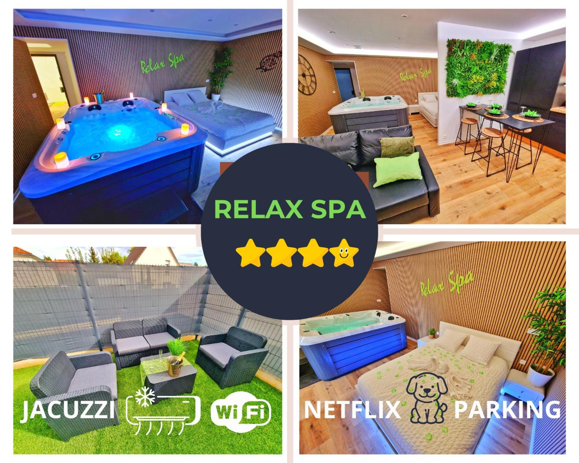 Relax Spa-4 Pers-Jacuzzi-Parking-Jardin-Clim-Colmar Muntzenheim Екстериор снимка